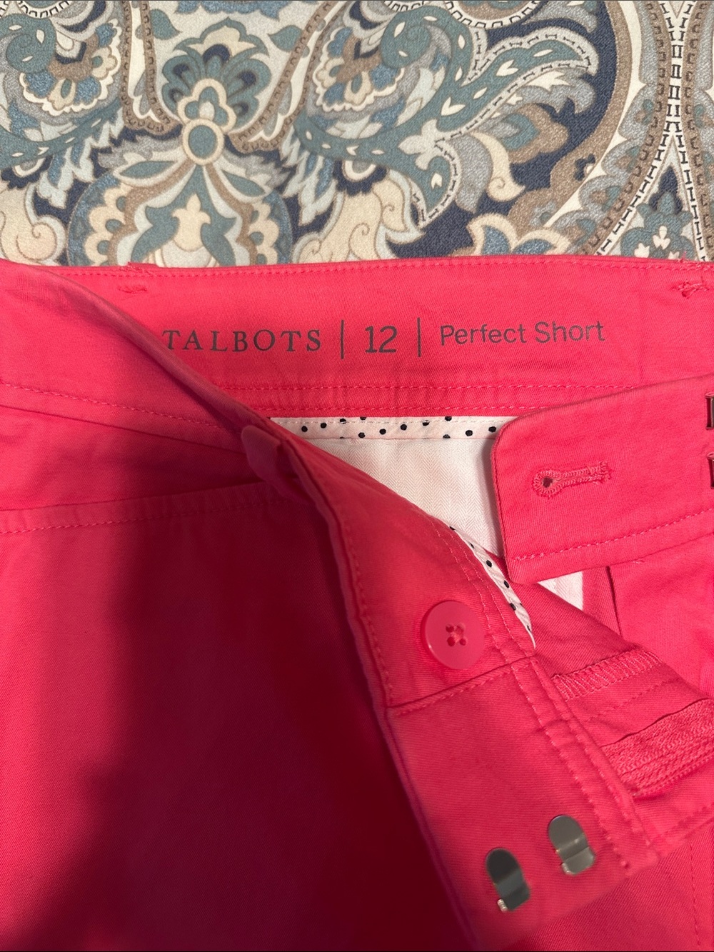 Talbots Pink Perfect Short - Picture 2 of 2